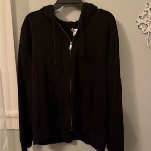 H&M Dark Zip-Up Jacket